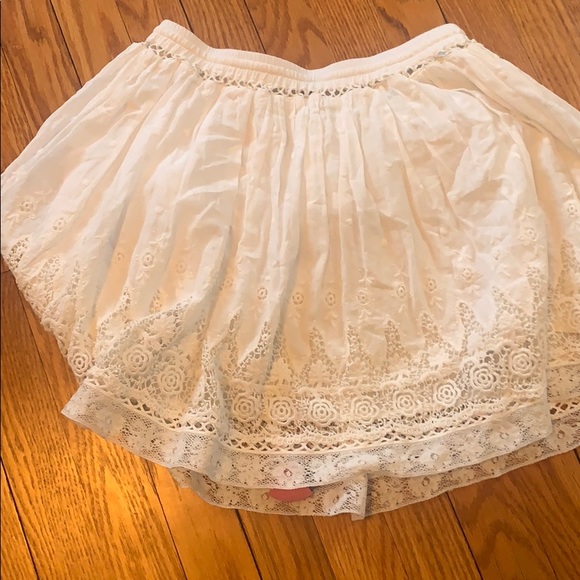 *SOLD* LoveShackFancy White Lace Skirt - Picture 8 of 8